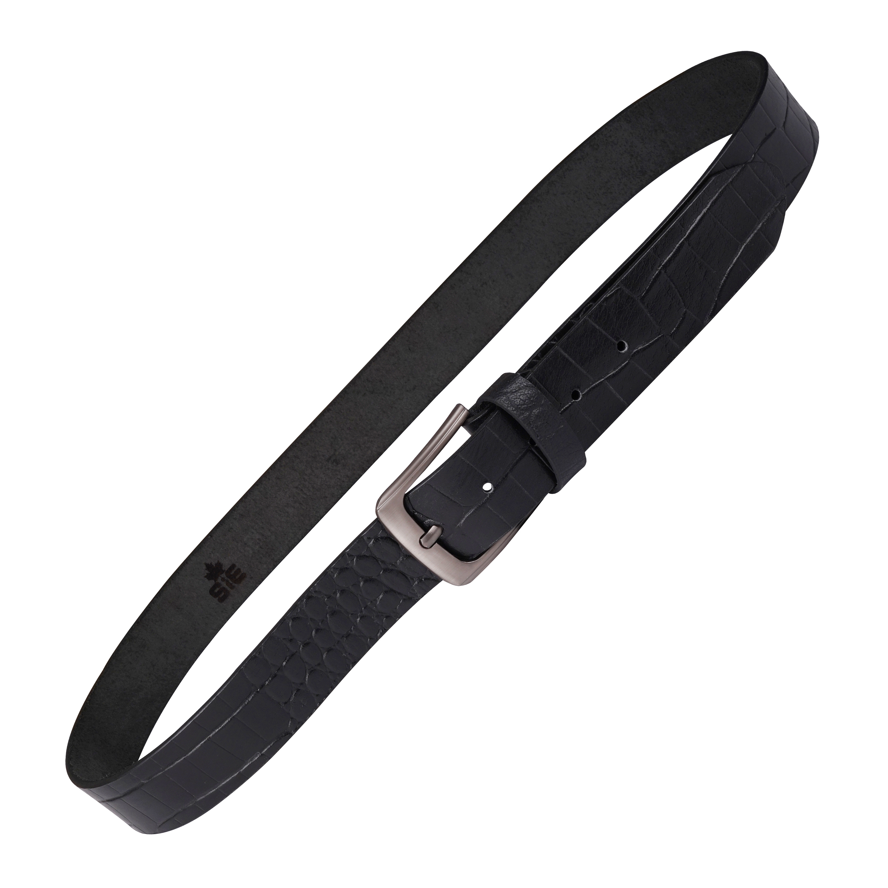 Crocodile Leather Belt - Mens